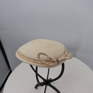 Vintage Cream Woven Fascinator